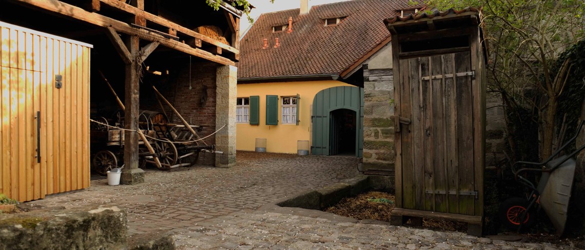 Remise hinter dem G&auml;rtner- und H&auml;ckermuseum