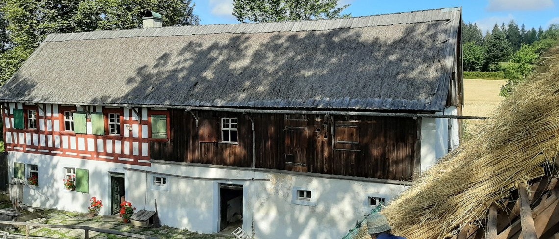 Wohnstallgeb&auml;ude im Bauernhofmuseum Kleinlosnitz